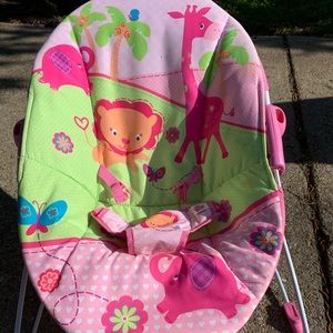 A baby bouncer